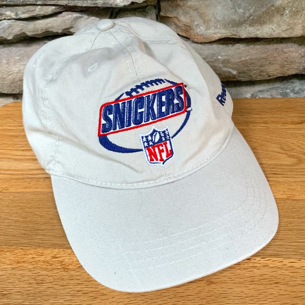 NFL Snickers Hat Reebok Football Advertising Promo Sponsor Cap
